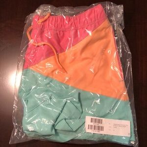 ASOS Swim Shorts In Cut & Sew in Short Length